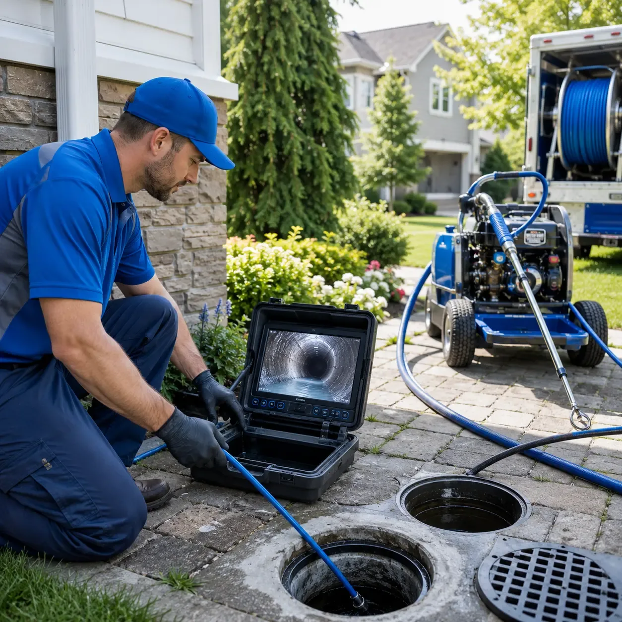 Outdoor drain cleaning professionals serving North Pomfret, VT